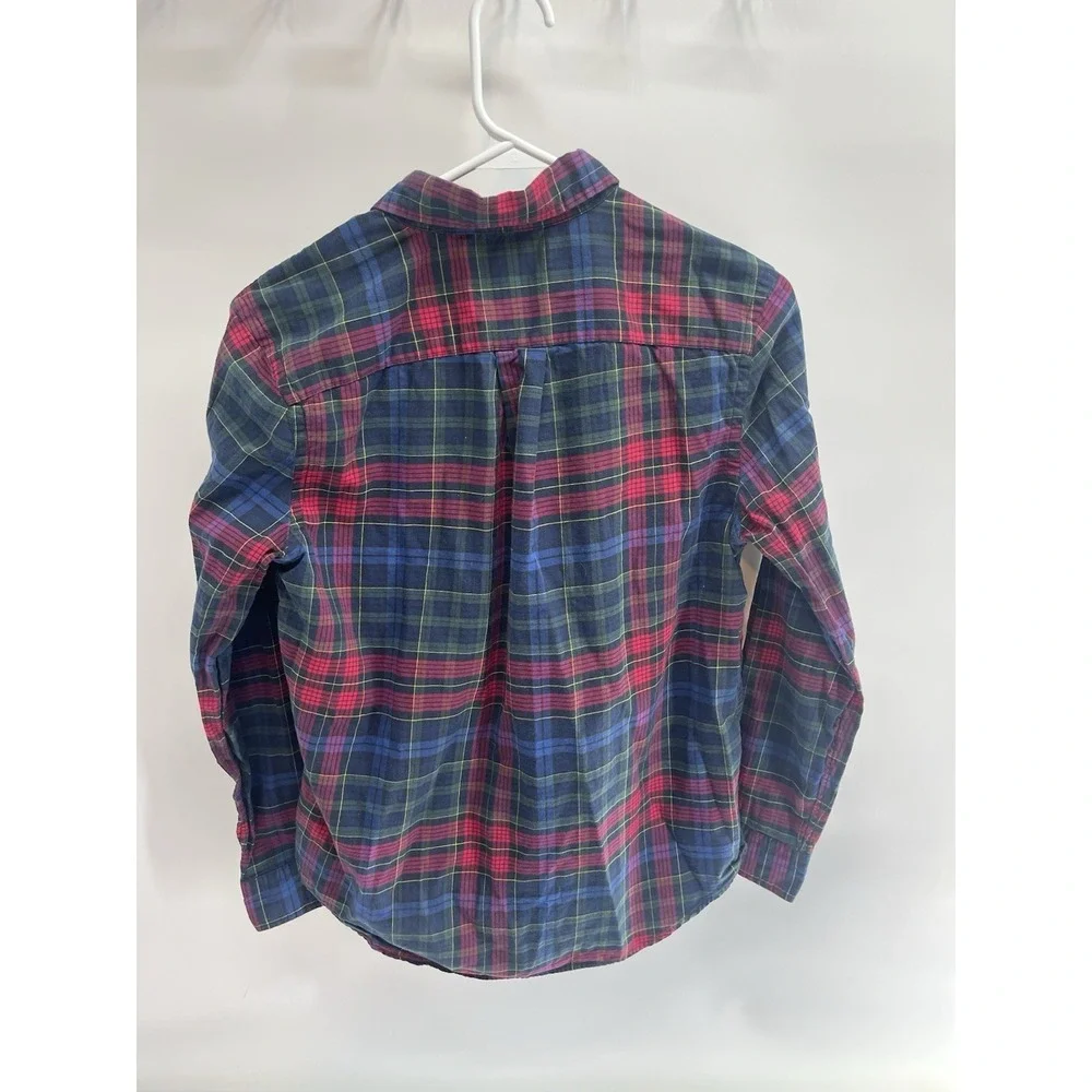 Ralph Lauren‎ Boys Multicolor Long Sleeve Button Up Shirt Size L 14-16